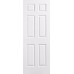 24" X 80" WHITE 6-PANEL INTERIOR DOOR