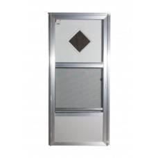 MILL 10x10 DIAMOND WINDOW COMBO DOOR