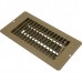 METAL FLOOR REGISTER - BROWN