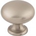 1 1/4" BRUSHED SATIN NICKEL CABINET KNOB