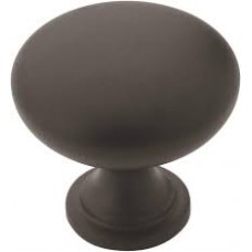 1 1/4" MATTE BLACK CABINET KNOB