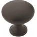 1 1/4" MATTE BLACK CABINET KNOB