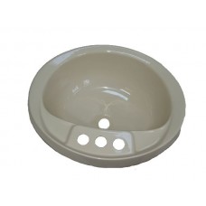 BONE PLASTIC OVAL SINK