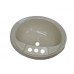 BONE PLASTIC OVAL SINK