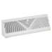 METAL BASEBOARD REGISTER - WHITE