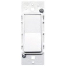 WHITE SELF-CONTAINED ROCKER WALL SWITCH