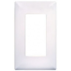 WHITE SNAP-ON WALL SWITCH/RECEPTACLE PLATE