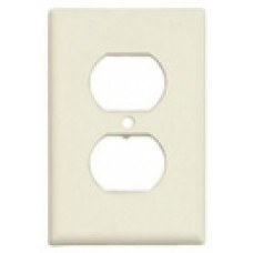 IVORY WALL RECEPTACLE PLATE