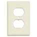 IVORY WALL RECEPTACLE PLATE