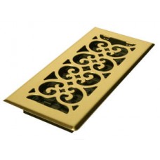 DECORATIVE BRASS FLOOR REGISTER