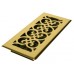 DECORATIVE BRASS FLOOR REGISTER