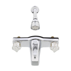 8" CHROME TUB/SHOWER FAUCET WITH SHOWER HEAD