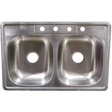 33" X 19" X 6" SS KITCHEN SINK