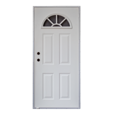 4 PANEL SUNBURST OUTSWING DOOR