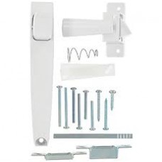 WHITE STORM DOOR LATCH