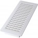 PLASTIC FLOOR REGISTER - WHITE