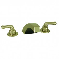 ADJUSTABLE BRUSHED NICKEL NON-METALLIC GARDEN TUB FAUCET